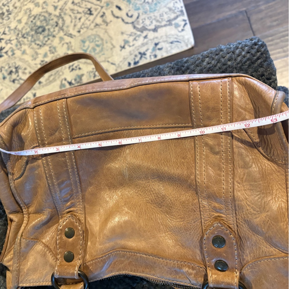 Frye Melissa Cognac Satchel - Picture 7 of 9